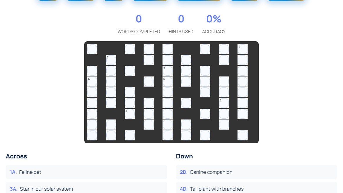 crossword puzzle quick launch cover